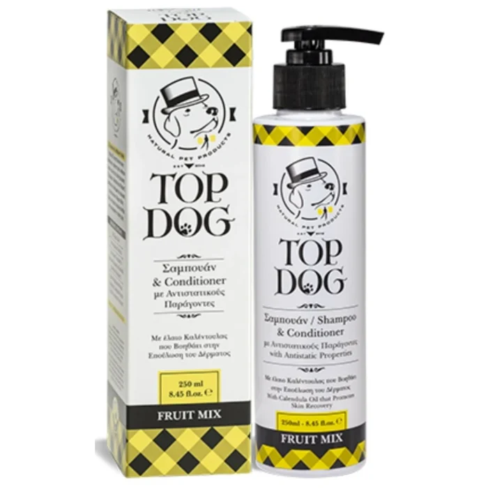 sampoyan me conditioner top dog fruit mix 250ml gia skuloys kai gates petshop88 1600x1600h